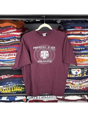Vintage Y2K Texas A&M Aggies Foot Locker T-Shirt L